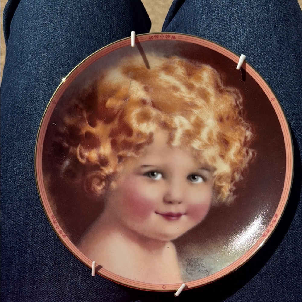 Decorative Plate with Child Portrait